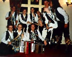 Yare Valley Morris, Norfolk, allegedly with me in the background somewhere!