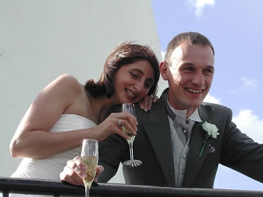AJ and I on Lytham windmill