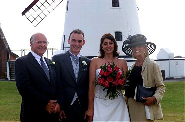 AJ and I with her mum and dad