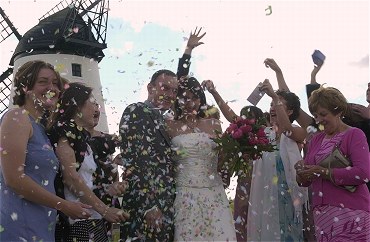 Confetti shot....