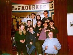 Here's a picture of me when I was lucky enough to run the University 'Wandering up Hills' club. I'm top right and the other nine are the rest of the committee.